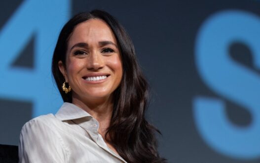 Meghan Markle Ditches Jeans for Polished Satin Pants image 2