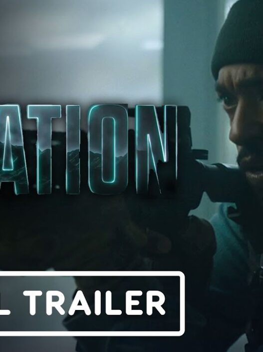 Anthony Mackie & Morena Baccarin Face Off Against Monsters in Elevation Trailer image